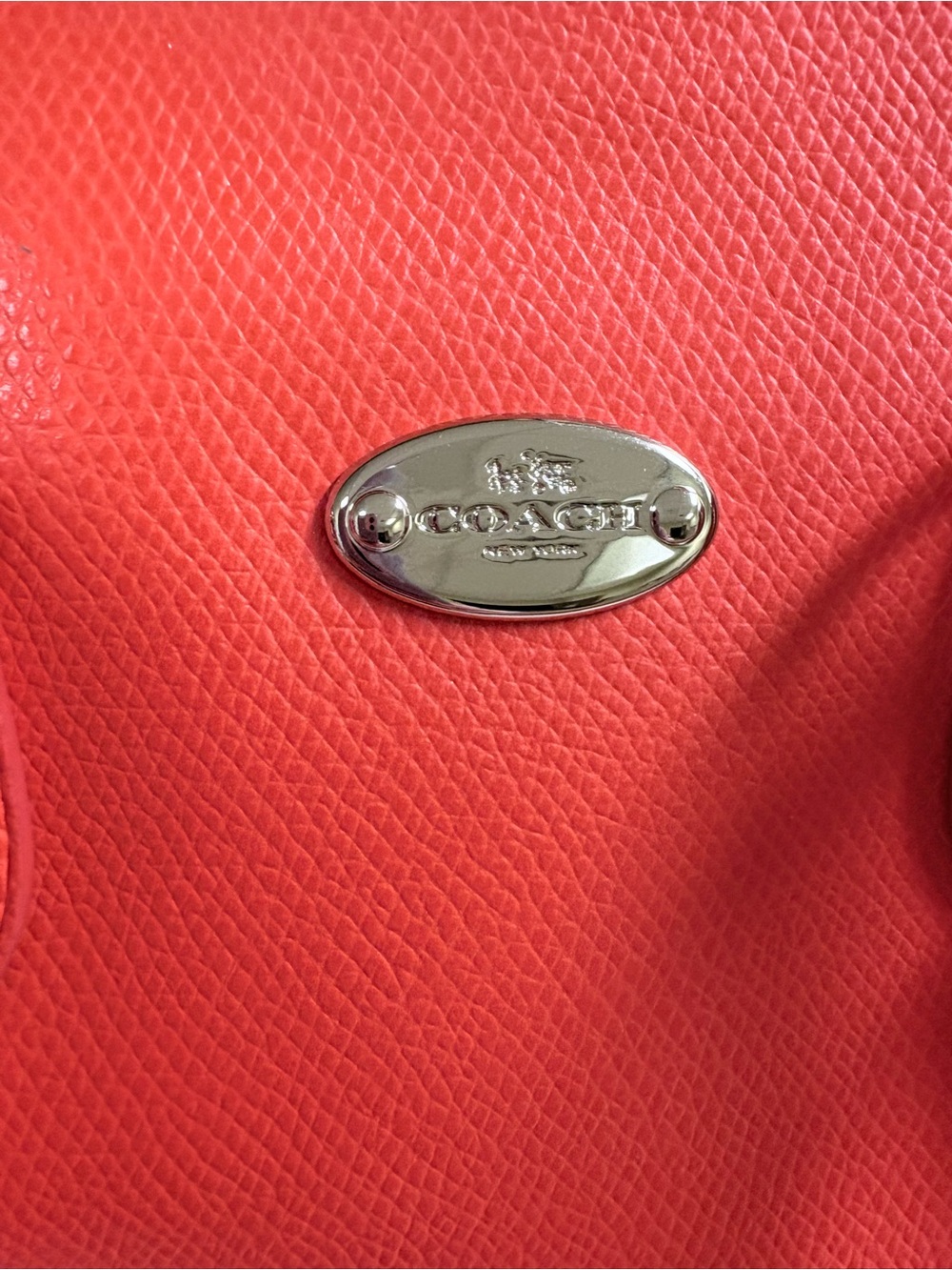 Coach Bennett coral Leather Satchel - Picture 2 of 16